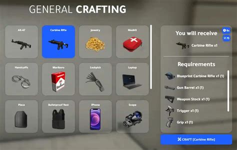 Automate any workflow Packages. . Fivem weapon crafting blueprint